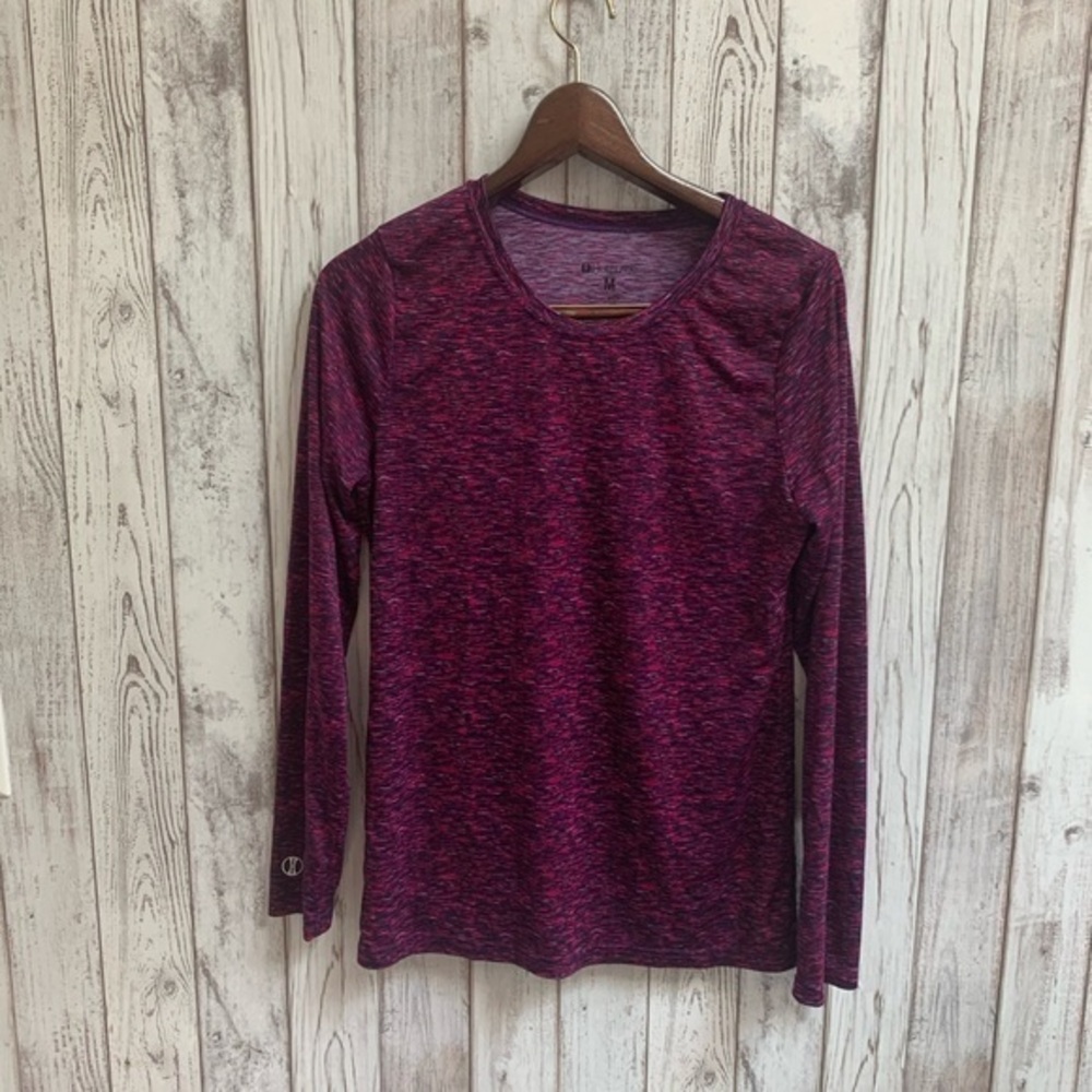Holloway purple long sleeve workout top size M